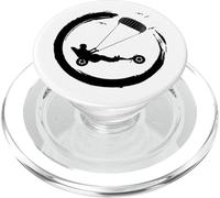 Kitebuggying Cerf-Volant-Buggy Char à Voile Kite-Buggy PopSockets PopGrip pour MagSafe