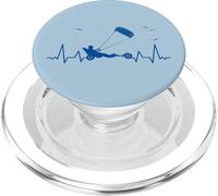 Kitebuggying Cerf-Volant-Buggy Char à Voile Kite-Buggy PopSockets PopGrip pour MagSafe