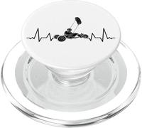 Kitebuggying Cerf-Volant-Buggy Char à Voile Kite-Buggy PopSockets PopGrip pour MagSafe