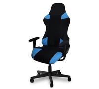 Kitegrese Housse de Chaise Gaming épaisse, en Tissu Mesh Doux et Respirant, résistante aux griffures de Chat(Style 1,Black Blue)