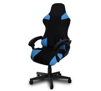 Kitegrese Housse de Chaise Gaming épaisse, en Tissu Mesh Doux et Respirant, résistante aux griffures de Chat(Style 2,Black Blue)