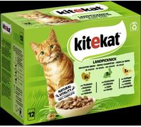 Kitekat 85gx12 Pique-nique à la campagne Sachet portions Multipack