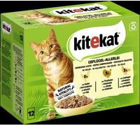 Kitekat 85gx12 volaille & toutes sortes de légumes en gelée sachet fraîcheur multipack