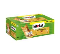 KITEKAT Lot de 48 sachets de 85 g en sauce multicolores