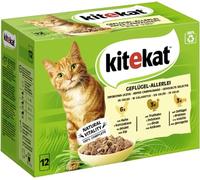 KITEKAT Multipack de sachets de volaille en gelée 12 x 85 g