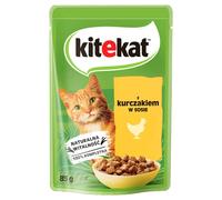 KITEKAT Poulet en sauce 85 g pour chats adultes