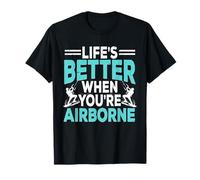 Kitesurf Kiteboarding Life's Better When You're Airborne T-Shirt