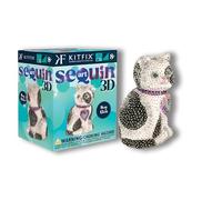 Kitfix - Sequin Art 3D Chat - Image à paillettes 3D - Kit de création pour adolescents, adultes et enfants de plus de 8 ans - 501