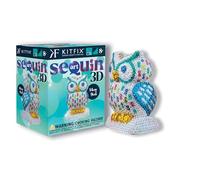 Kitfix - Sequin Art 3D Chouette - Image à paillettes 3D - Kit de création pour adolescents, adultes et enfants de plus de 8 ans - 1409