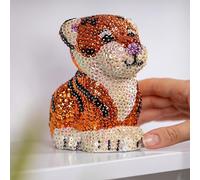 Kitfix - Sequin Art 3D Tigre - Image à paillettes 3D - Kit de création pour adolescents, adultes et enfants de plus de 8 ans - 1122