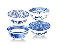 Kithing Lot de 4 Bolées Céramiques de 4,5 Pouces, pour crème glacée, Coq au Vin et autres Plats Classiquesbol ，céréales ，bol pour dessert，300 ml, (11,4 cm)(a 4.5in)