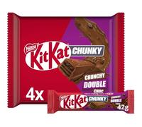 KITKAT - Barres Double Chocolat Fondantes et Croquantes, Plaisir Intense en Format 4x42g - lot de 3 - Vendu par Lot