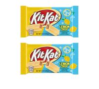KitKat Crisp Lemon Crisp - Lot de 2 (2 x 42 g) - Gaufre croustillante avec crème au citron et chocolat blanc - Édition limitée aux États-Unis