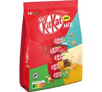 KitKat Mini Mix 14 gaufrettes croustillantes fourrées emballées 197g