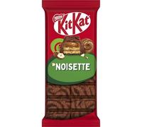 KITKAT - Plaisir Croquant aux Noisettes, Texture Fondante et Saveur Intense (Tablette 99g) - lot de 4 - Vendu par Lot