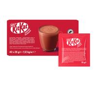 KitKat Sachet aromatisé au goût de gaufrette et cacao - Dosette de 28 g de chocolat en poudre - Boîte de 40