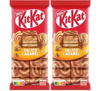 KitKat - Tablette de Chocolat Caramel Salé - 99g (Lot de 2)