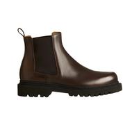 Kiton - Chelsea Boot en Cuir de Veau Fait Main - Homme - Chaussures - Brun - Taille: 42 EU