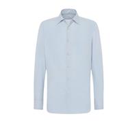 Kiton - Chemise en coton rayé - Homme - Chemises - Bleu - Taille: M