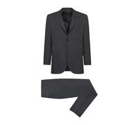 Kiton - Costume en Laine Gris Foncé Diamant Bleu - Homme - Costumes - Gris - Taille: M
