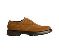 Kiton - Derby en suède de veau avec motif floral brodé - Homme - Chaussures - Bleu - Taille: 45 EU