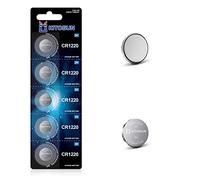 Kitosun CR1220 Pile Lithium Bouton Batterie 3V - 3 Volt CR 1220 Piles pour Appareil Photo Canon PowerShot Collier LED de Noël Loupe Montre G Shock Casio (5 pièces)