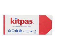 Kitpas Crayon moyen 16 couleurs vives et audacieuses pour presque toutes les surfaces, y compris le papier, le verre et les miroirs