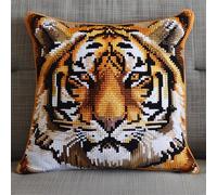 Kitphoenix Kit Coussin au Point Noué, 43x43cm, Crochet, Adulte, Non Pliant