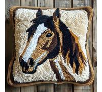 kitphoenix Kit Crochet Debutant Complet,Crochet Avec Sac Et Fil,Cheval Kit De Crochets De 43X43cm,Kit De Crochet De Avec Fournitures De Tricot Et Filhet Pour Débutants