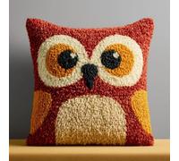 kitphoenix Kit De Coussin Avec Crochet À Loquet Hibou 43X43Cm