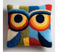 kitphoenix Kit De Coussin Avec Crochet À Loquet Hibou 43X43Cm