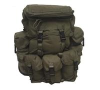 Kitpimp Sac à dos Commanders Military Army Patrol - Vert olive - Avec couvercle Commanders - Armée britannique
