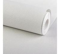 Kitquiver Gris Papier Peint Intissé Rayures Verticales Rétrorouleau De Papier Peint Intissé 3D,Fond Minimaliste Pour Salon,Chambre,Cuisine 0.53x10m