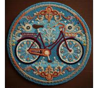 Kitquiver Kit Crochet Loquet Tapis vélo de dessin animé 80x80cm