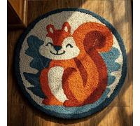 Kitquiver Kit Diy Crochet Housse Coussin Écureuil 50X50Cm