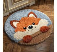Kitquiver Kit Diy Crochet Housse Coussin Renard 50X50Cm