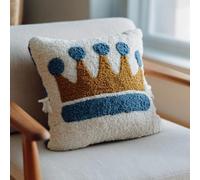 Kitquiver Kit Point Noué Á Faire Coussin Couronne 43 X 43 Cm