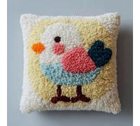 Kitquiver Kit Point Noué Á Faire Coussin Oiseau 43 X 43 Cm