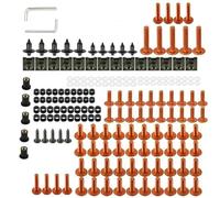 Kits Carrosserie Kit De Boulons Carénage Moto Pour H-ONDA Pour Interceptor VFR800F VFR800FI ABS/VFR800A VFR800FD Ensemble Vis Accessoires les pièces(Orange)