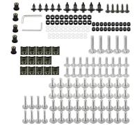 Kits Carrosserie Kit De Boulons Carénage Moto Pour H-ONDA Pour Interceptor VFR800F VFR800FI ABS/VFR800A VFR800FD Ensemble Vis Accessoires les pièces(Silver)