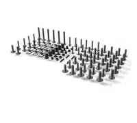 Kits Carrosserie Kit De Clips Vis Et D'écrous Carénage Moto Pour Benelli Pour Jinpeng 502 TRK502/X BN600R Leoncino 250 BJ 752S TNT 302S Accessoires les pièces(Nero)