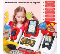 Kits Classiques De Caisse Enregistreuse De Supermarché, Jouets De Simulation Et De Jeu Pour Enfants, Développement Des Capacités De Réflexion Logique