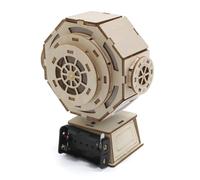 Kits d ' assemblage de projets scientifiques de machines à dans le temps en bois interactifs pour les écoliers, compétences manuelles et activités d ' apprentissage mécanique, jouet de projet