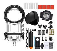 Kits d'accessoires pour Insta360 X3 Boîtier étanche Boîtier de plongée Poignée Flotteur Couvercle en Silicone Protecteur d'objectif Bras d'extension