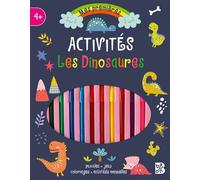 Kits d'activités manuelles - Les dinosaures + 10 feutres - Collectif - Le Ballon Eds - broché - Document jeunesse