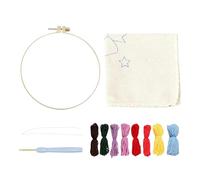 Kits d'aiguille de punch en fil, Kit d'aiguille de punch pour débutants, Kit de dessous de verre en fil d'animaux, Ensemble de broderie de poinçon de dessin animé, d'artisanat de poinço