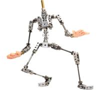 Kits d'armature Stop Motion à faire soi-même, figurine de marionnette en métal pour création de personnage, marionnette d'animation cinématographique en acier inoxydable, squelette humanoïde pour