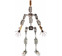 Kits d'armature stop motion à faire soi-même, figurine de marionnette en métal pour la création de personnages, kits d'armature en studio pour animation stop motion, 12 cm