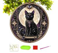 Kits d'art De Perles pour Adultes Attrape-Chat Céleste Mignon d'halloween