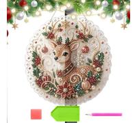 Kits D'Art En Strass Décorations Murales Scintillantes Ornement De Noël